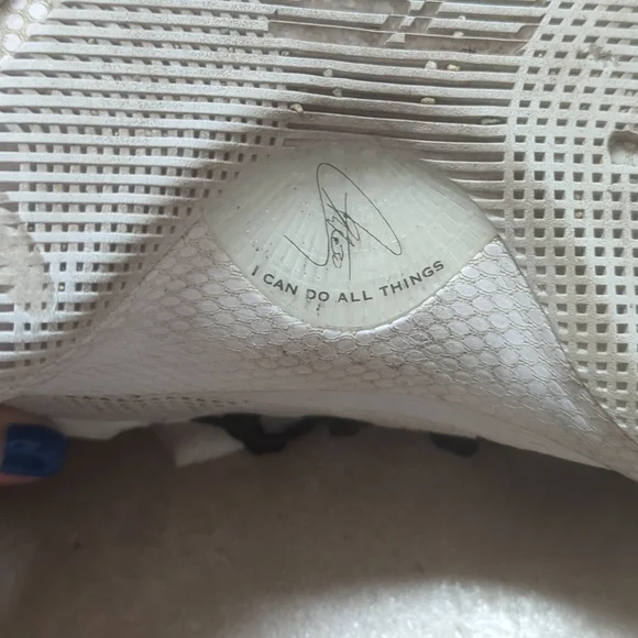 🎉HP🎉 Under Armour Curry 4's Size 7 Youth Black White Basketball Shoes - Picture 6 of 6